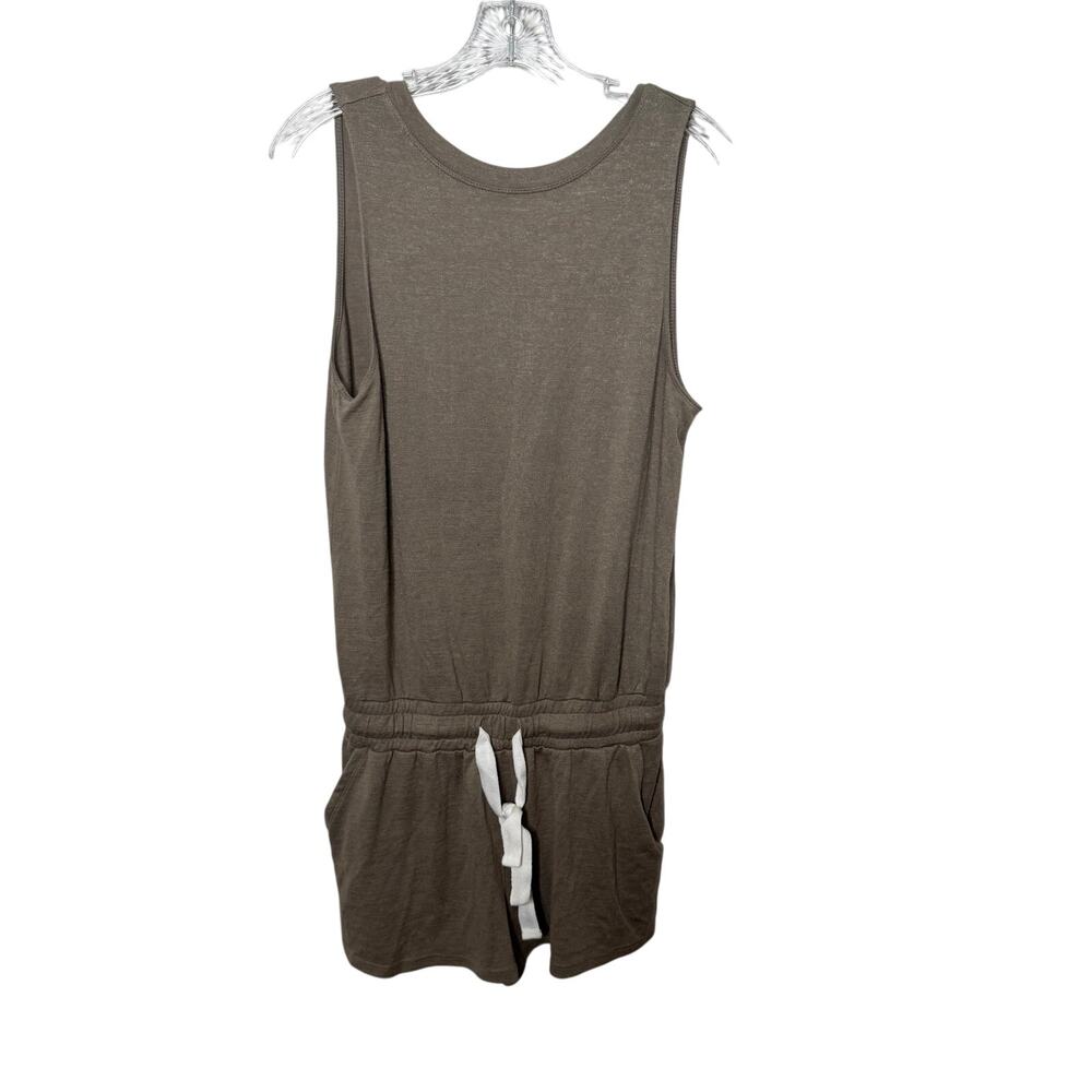 Wilfred Free Romper Women’s Small Brown Drawstring Waist Sleeveless Lounge‎